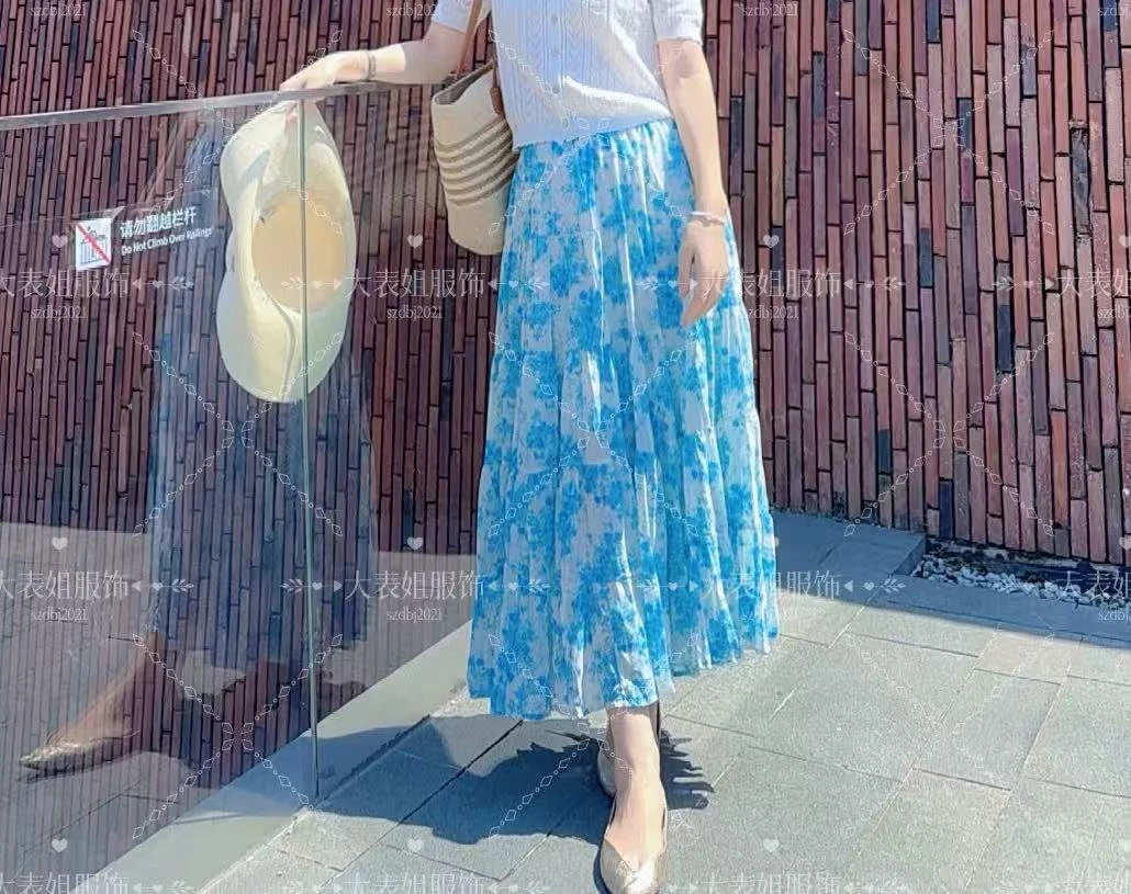 仙女风气质长裙半身裙930