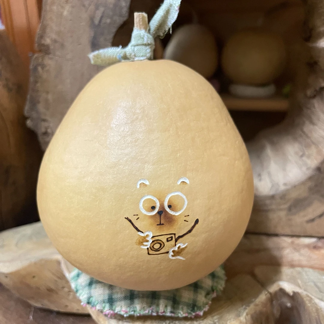 文玩葫芦摆件胖梨相机