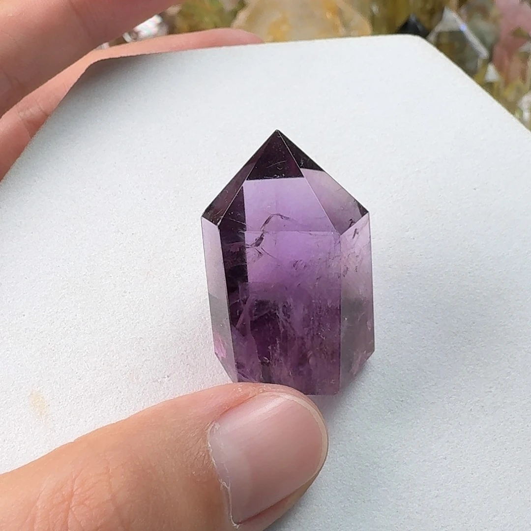 珠宝半成品未镶嵌水晶紫晶