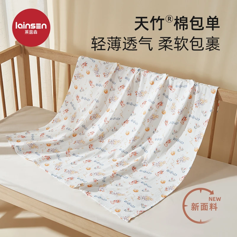 婴儿包单初生宝宝襁褓巾裹布产房用品包被四季薄款浴巾新生儿包巾