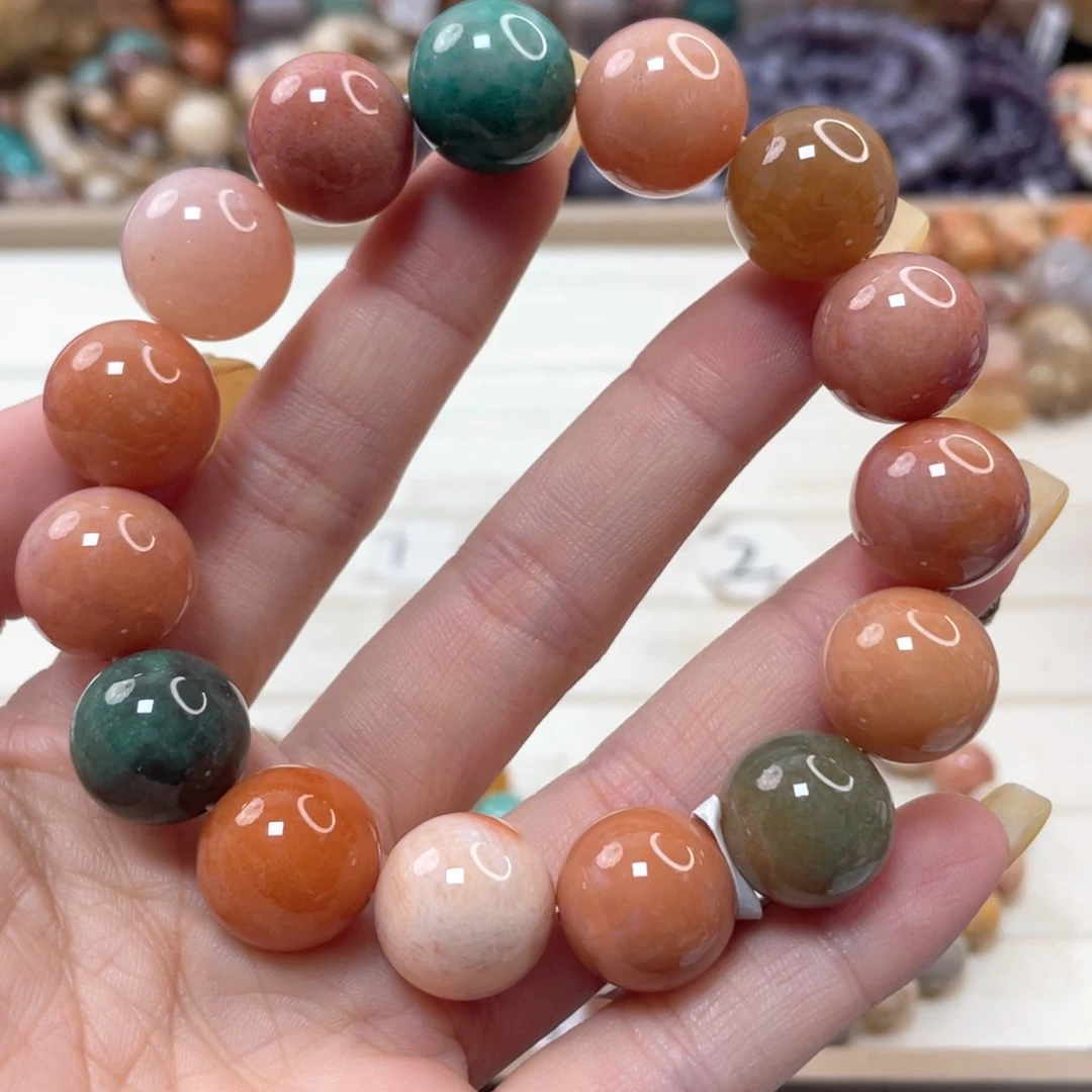 未镶嵌手链硅化珊瑚（珊瑚玉）芹252