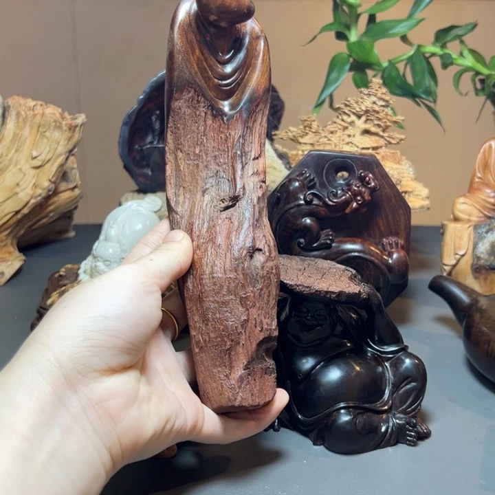 木大红酸枝无相佛摆件