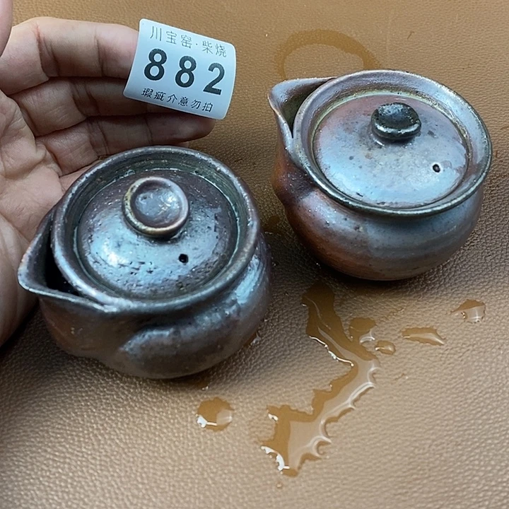 黑***亮手工粗陶、柴烧茶器