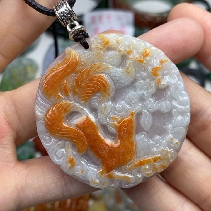 颈饰未镶嵌翡翠吊坠