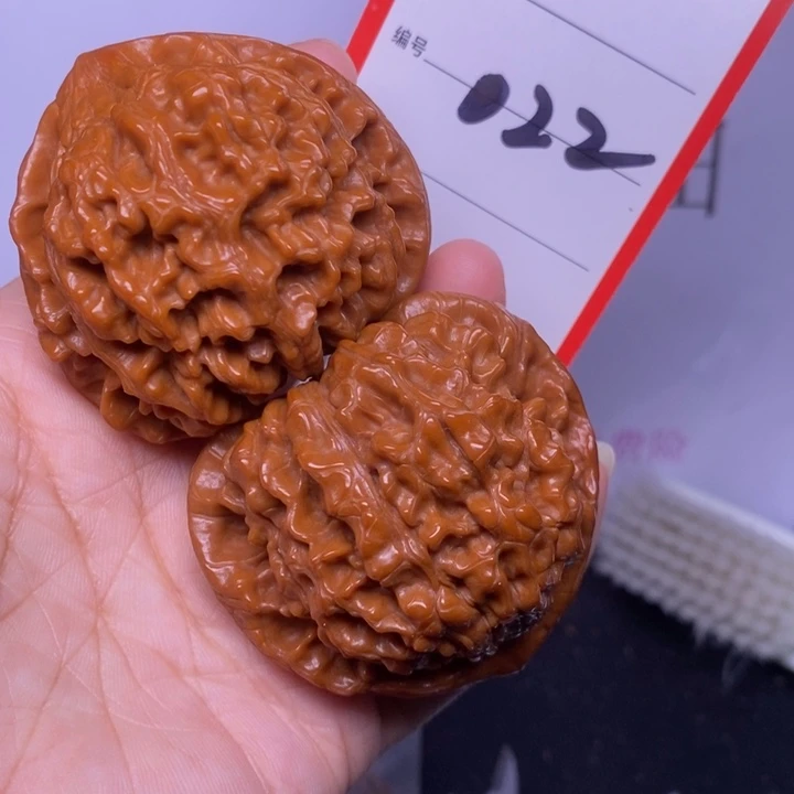 把件文玩核桃022，50官帽练手