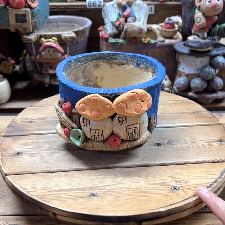 嘻哈多肉花盆百搭