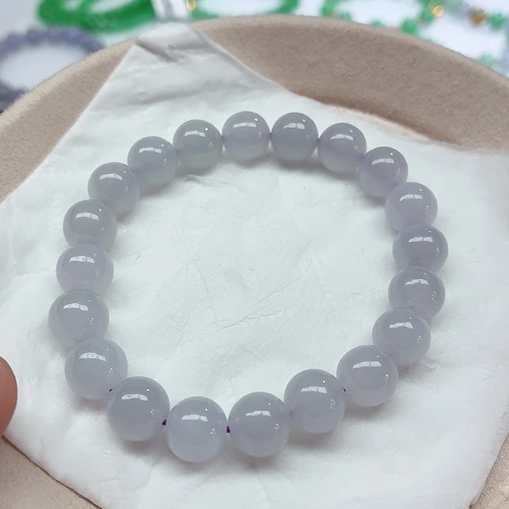 翡翠未镶嵌手链天然缅甸翡翠A货卡9.2