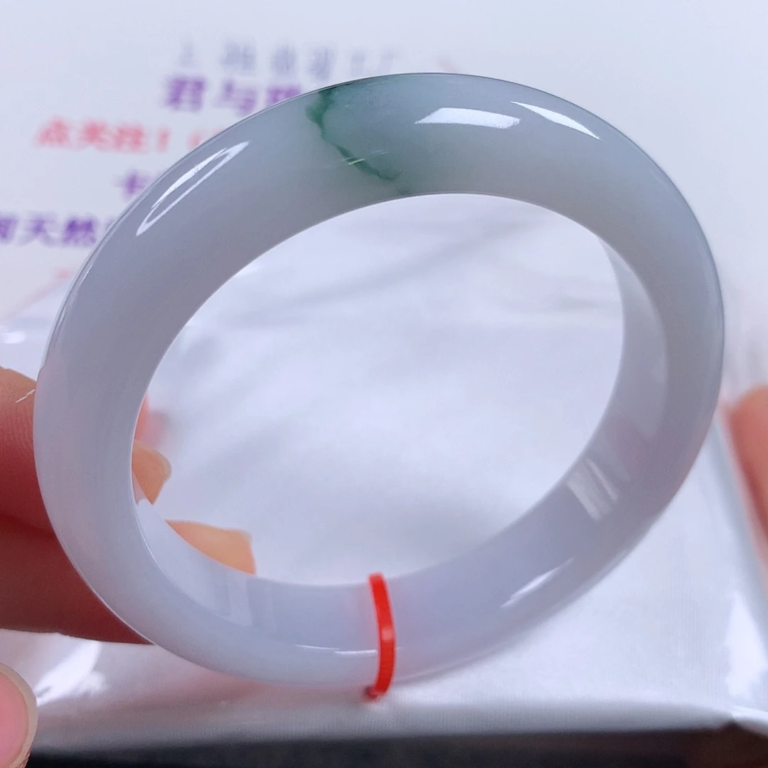 翡翠手镯未镶嵌 正圈①③④