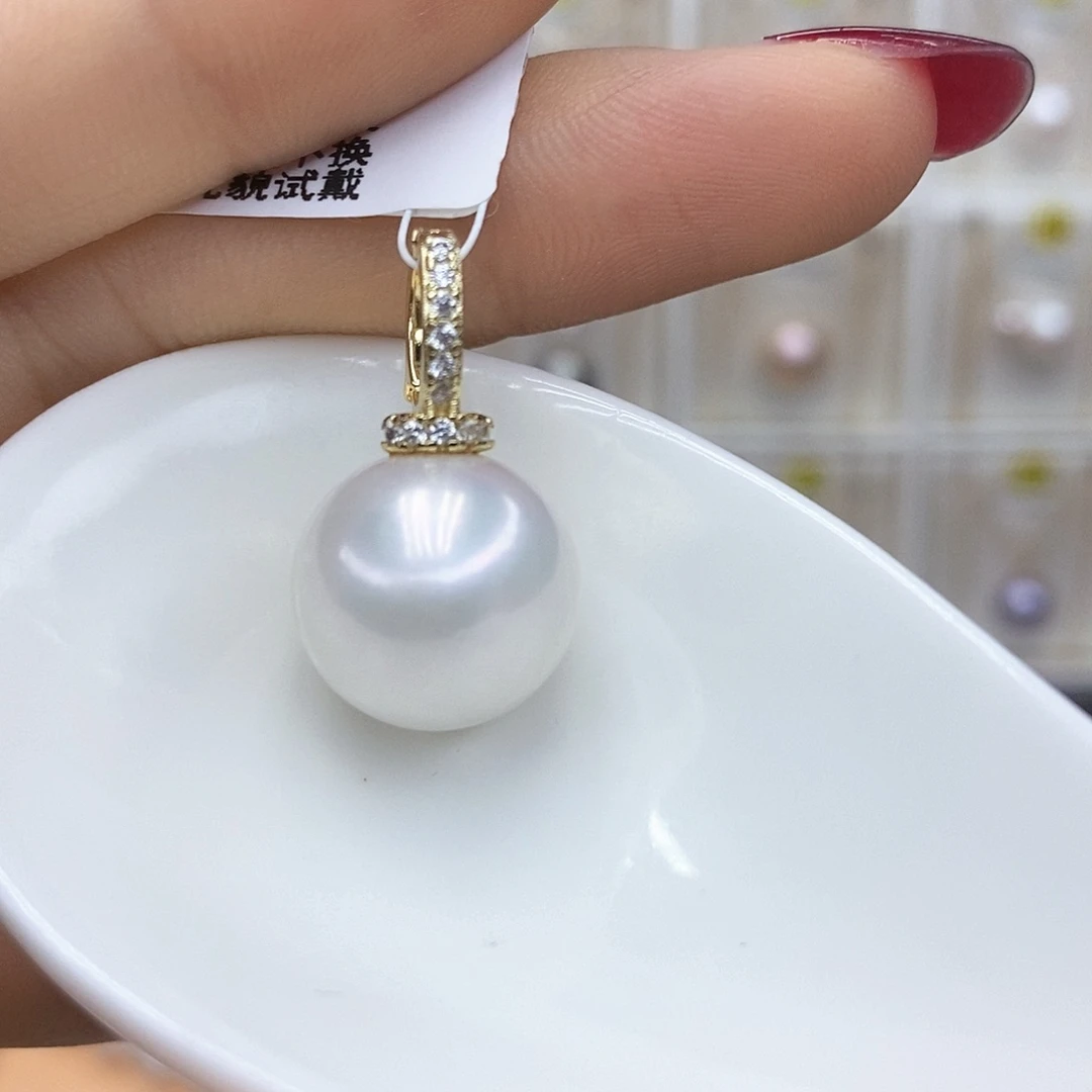 颈饰合金淡水珍珠