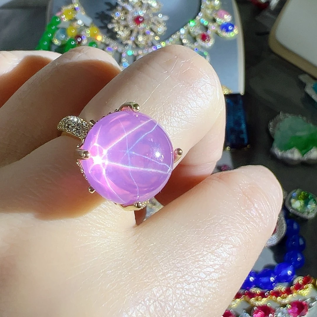 花岗石钨合金红色蓝色吊坠