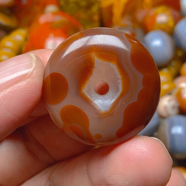 玛瑙/玉髓未镶嵌吊坠