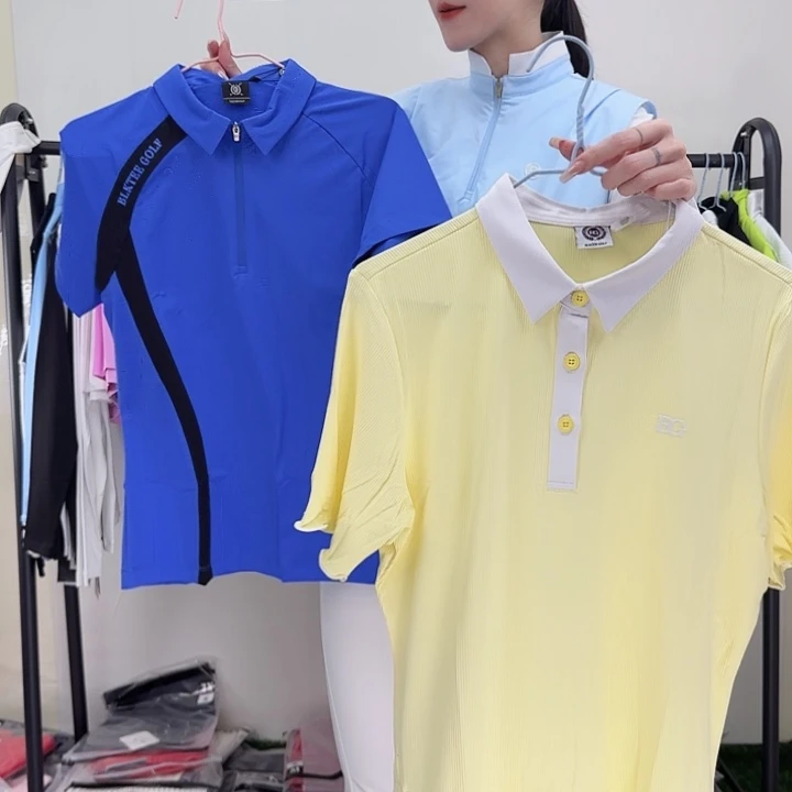 海****高尔夫短袖，22025黄色XXL