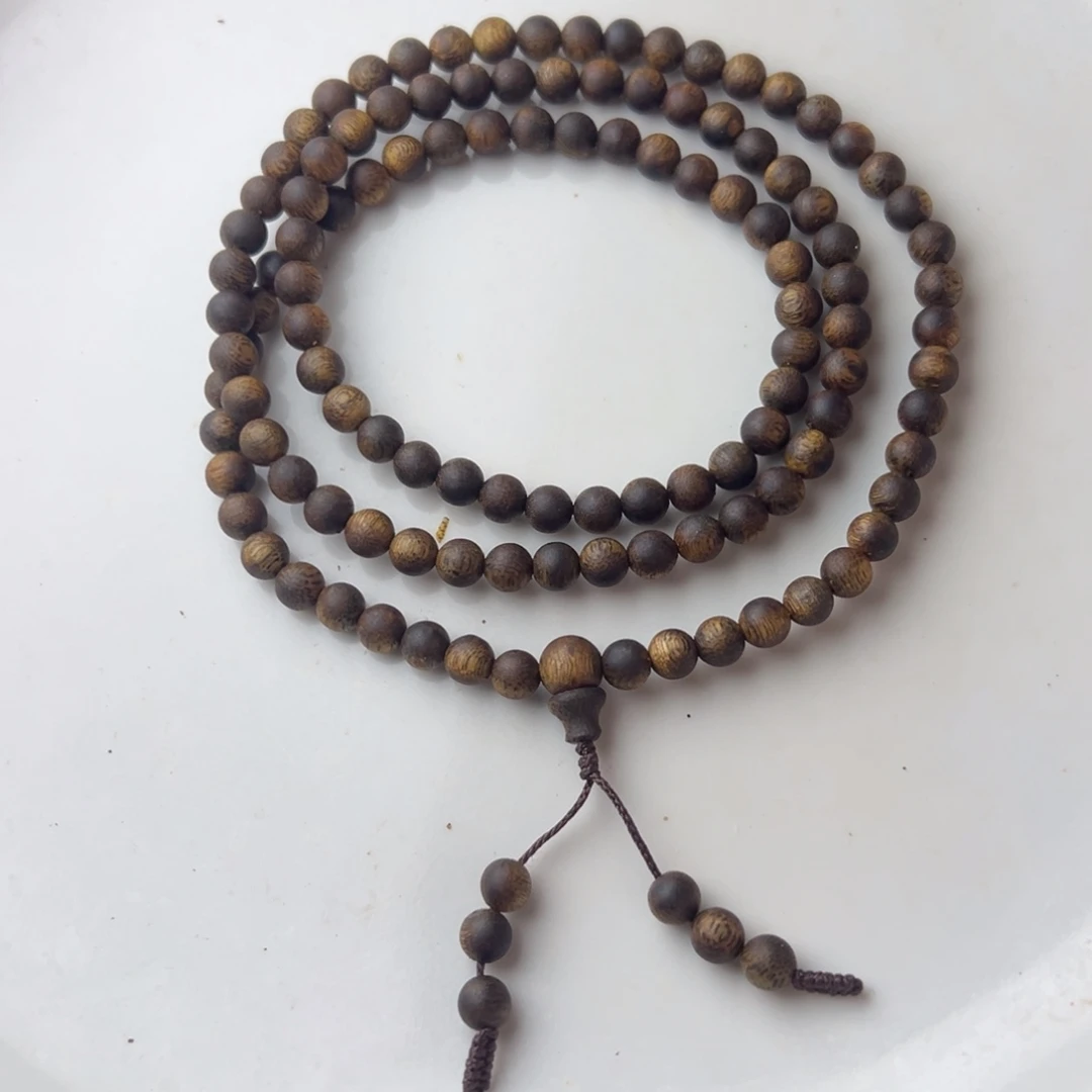 沉香手串pxgyy沉香0.6沉水浮圆珠多圈14+多样性发一