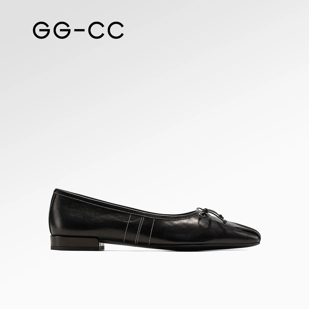 GG-CC【清冷千金】秋季新款法式浪漫芭蕾舞鞋女一脚蹬浅口单鞋5459