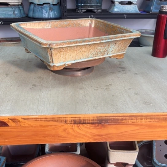 紫砂花盆佰****戈高温釉盆