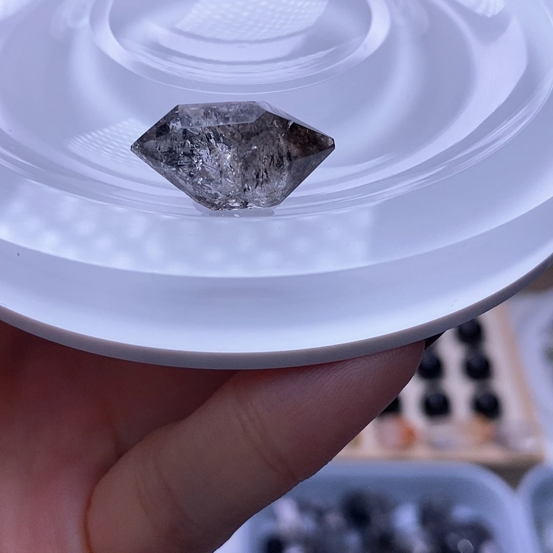 水晶天然水晶定制打孔不退换未镶嵌