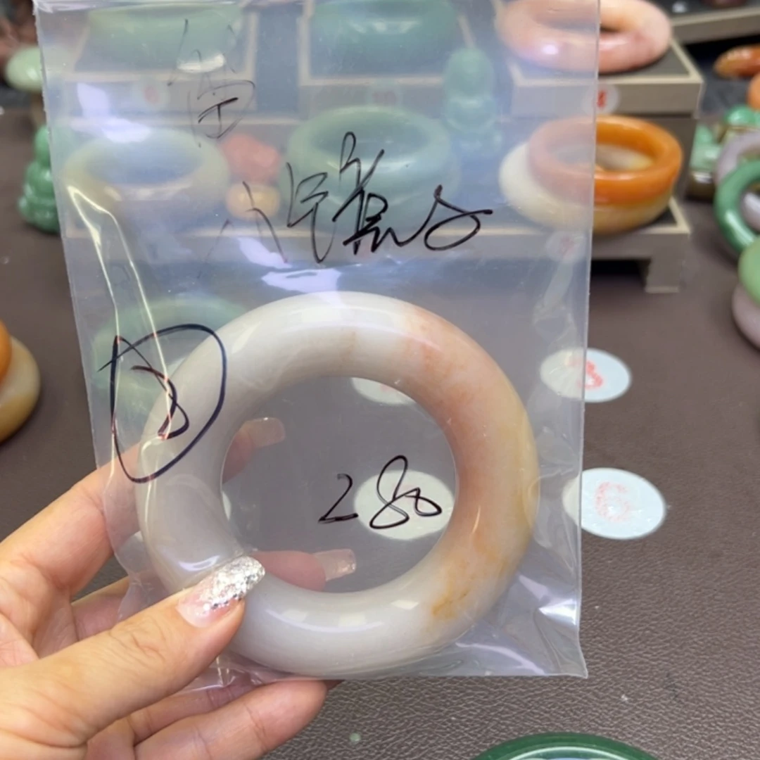 未镶嵌手镯石英岩玉小*子