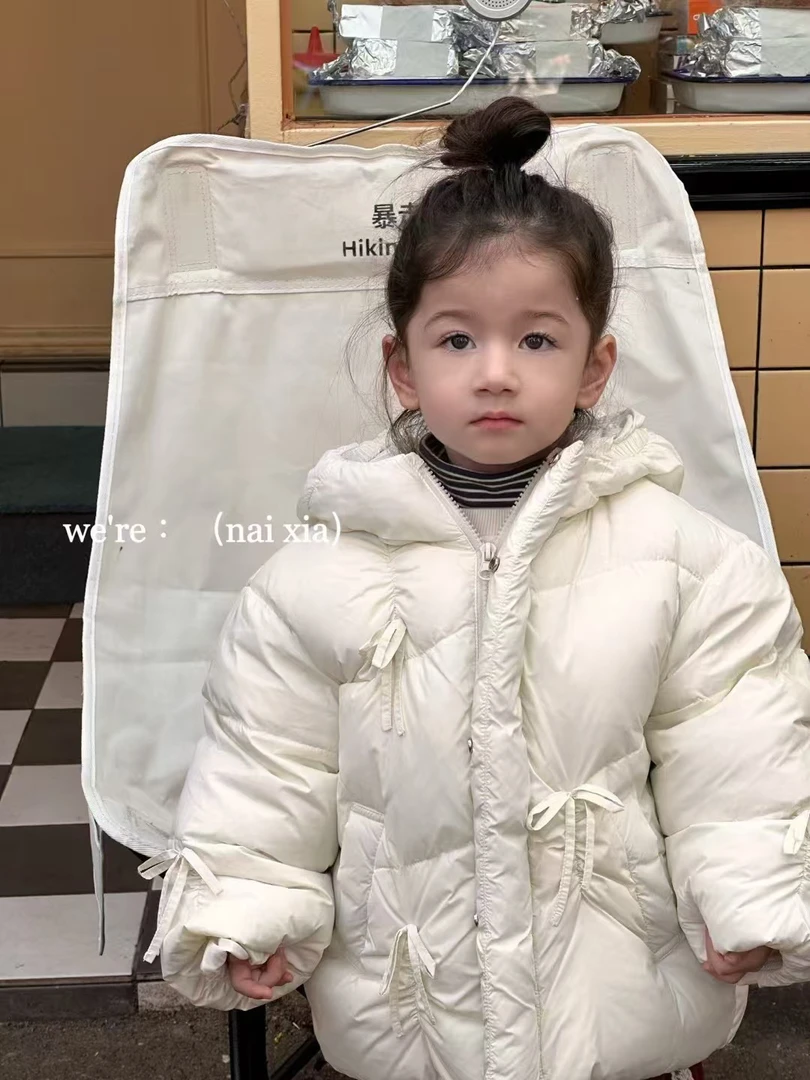 【奈】三防蝴蝶结羽绒服 5509