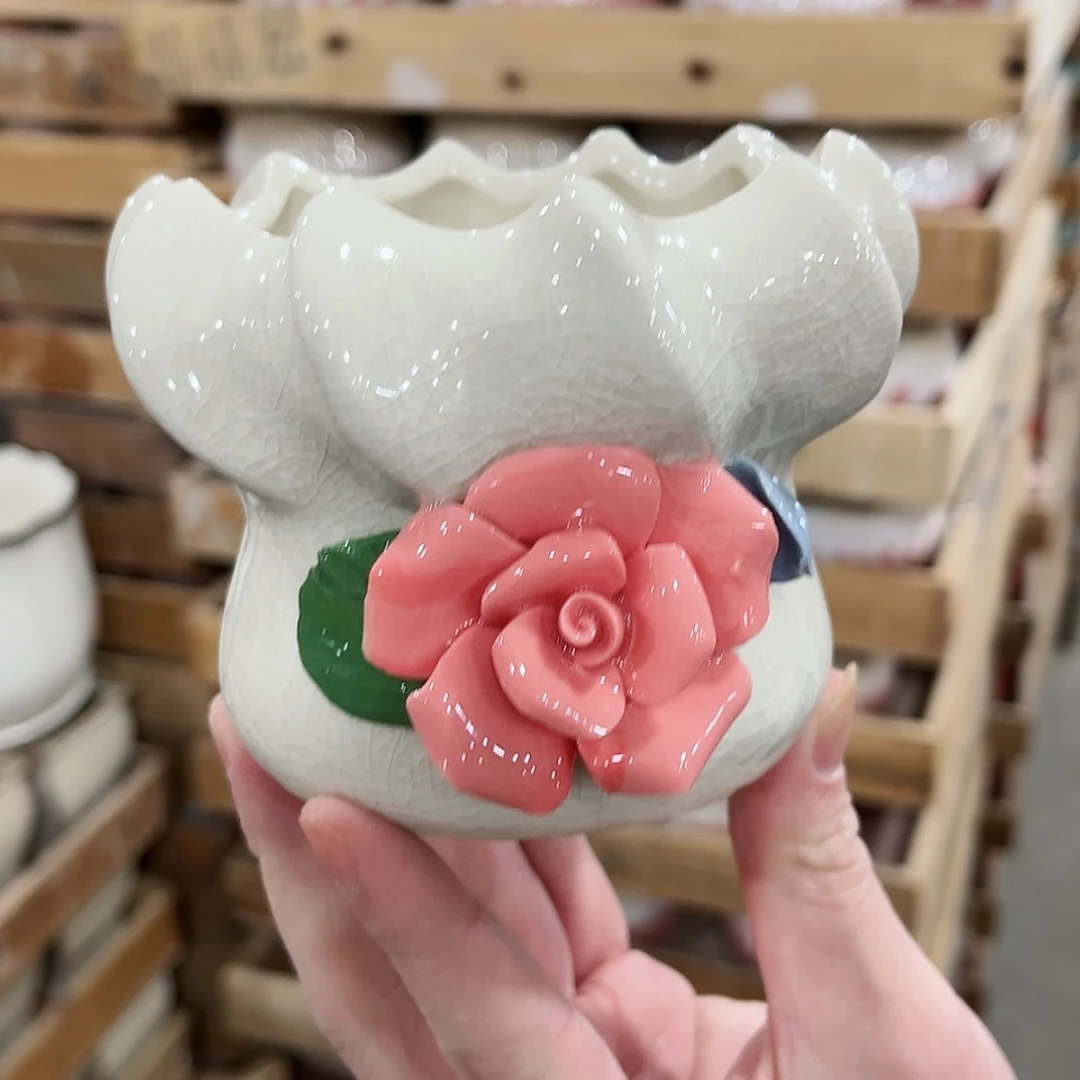 【闪购商品】陶瓷陶瓷多肉植物花盆