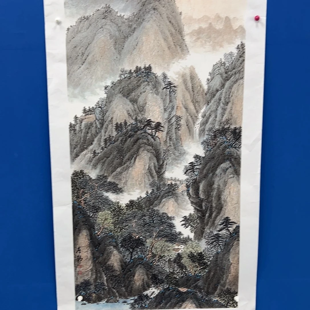 国画纯手绘字画教程分享