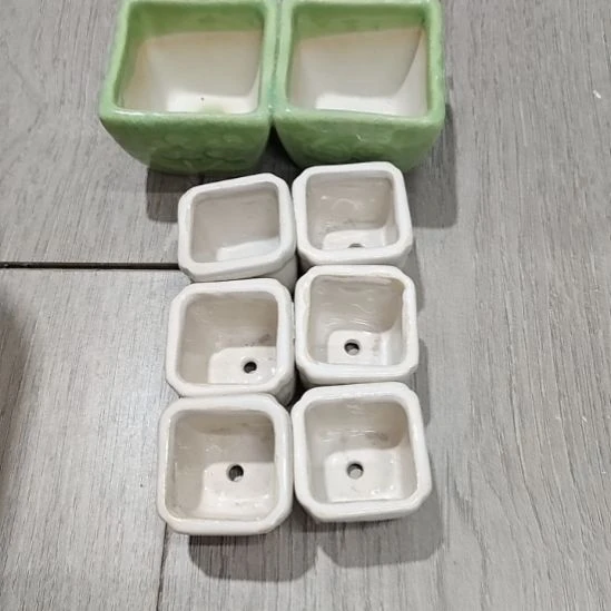 微瑕陶瓷盆满12包邮