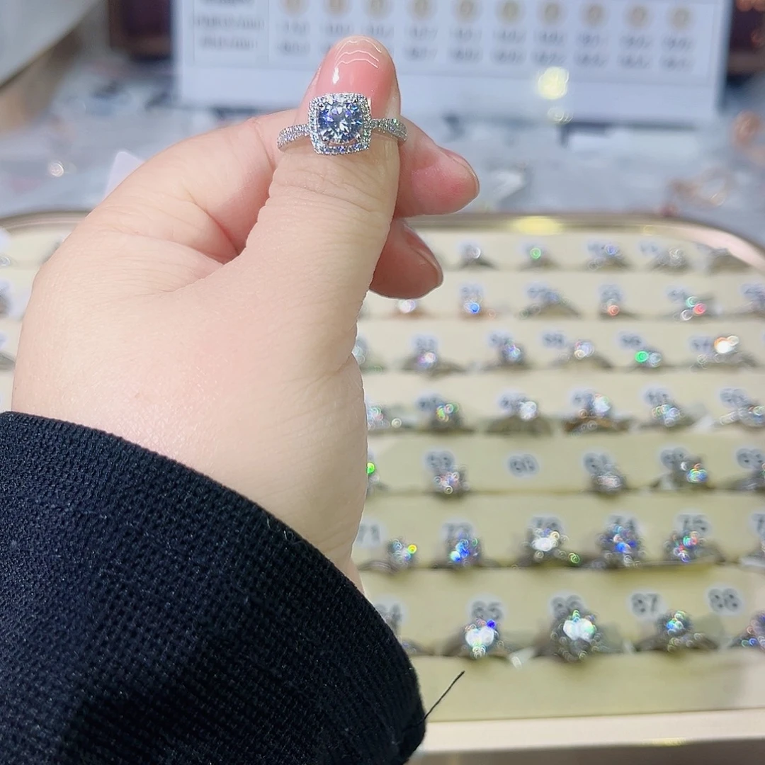 莫桑石铜合金公主方一卡-20