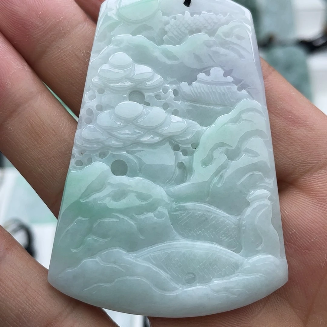 颈饰未镶嵌翡翠翡翠