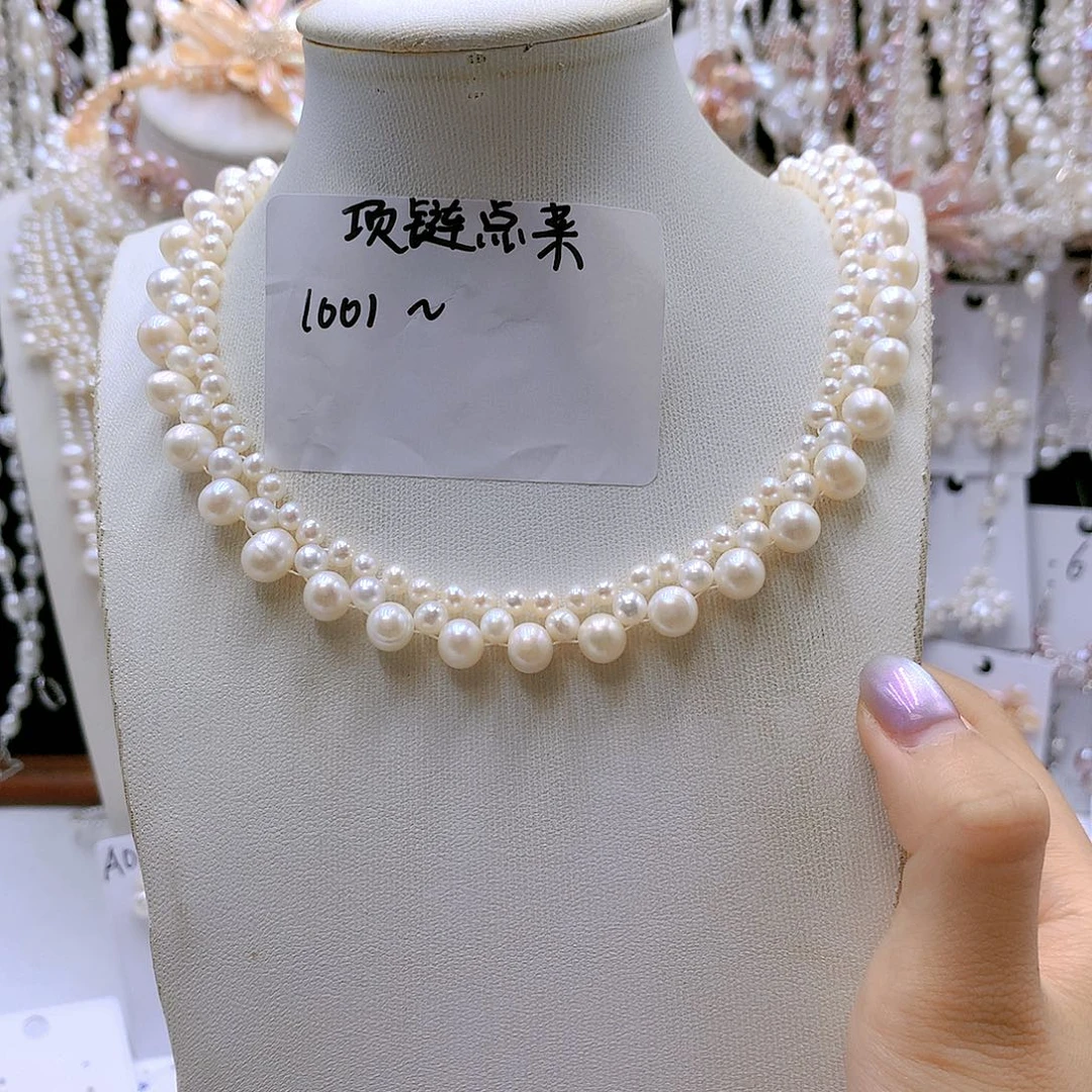银S925镶嵌耳饰淡水珍珠