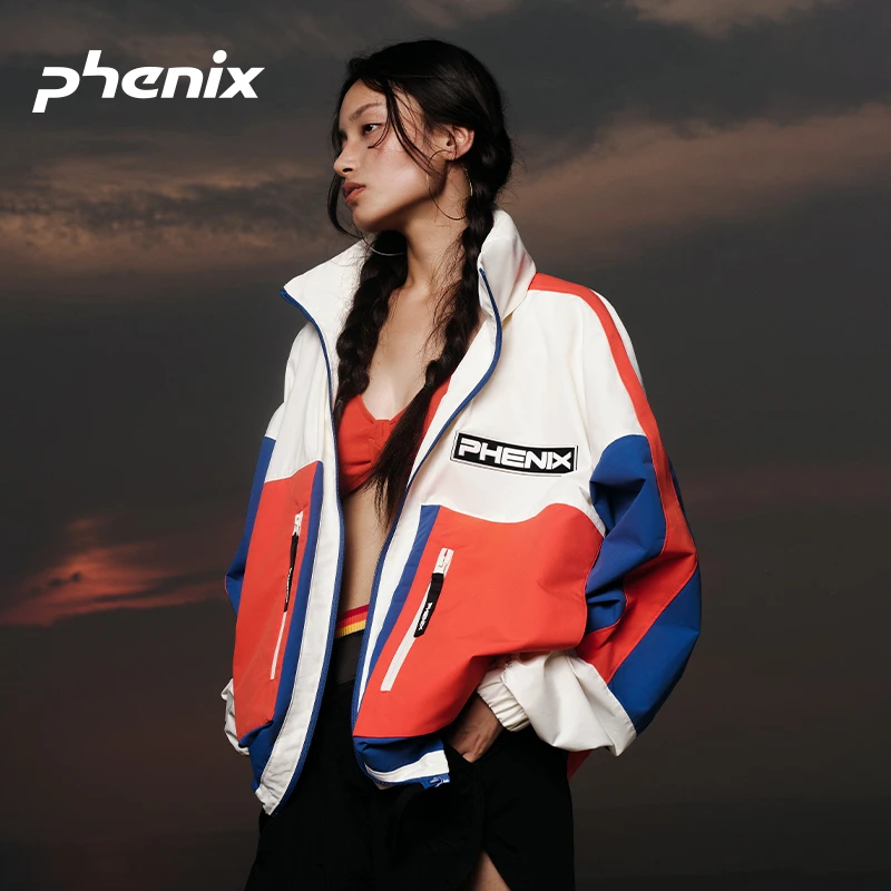 phenix菲尼克斯户外冲锋衣男女运动骑行橘子海防风防水登山服外套