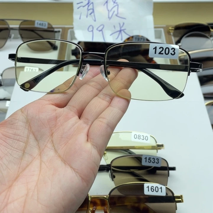 竹叶青半框眼镜 1203