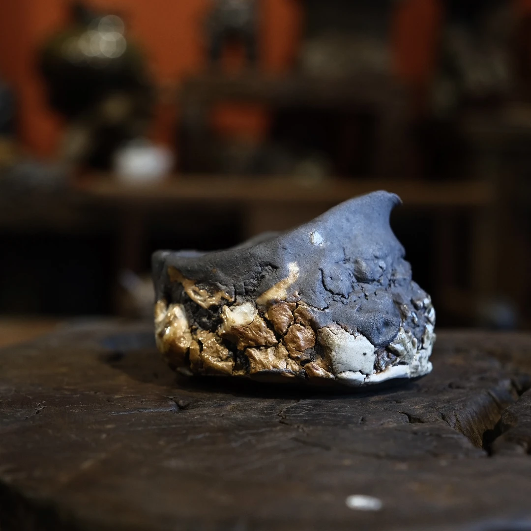 原创柴烧手捏肌理公道95ml