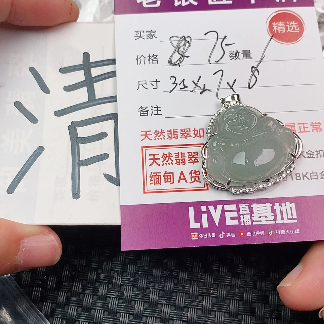 翡翠银S925镶嵌颈饰