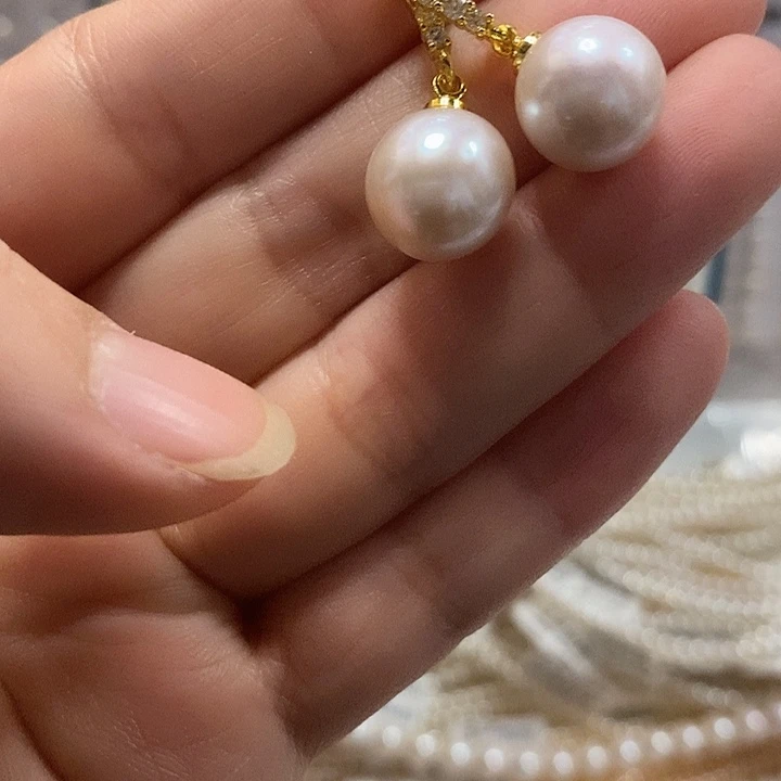 银S925镶嵌淡水珍珠手绳