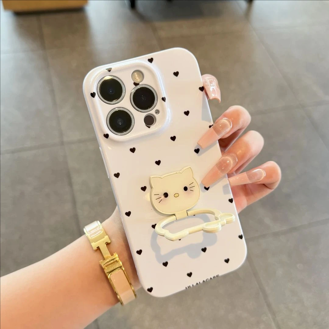 菲林全包爱心凯蒂适用苹果16手机壳iphone15华为oppo小米vivo防43