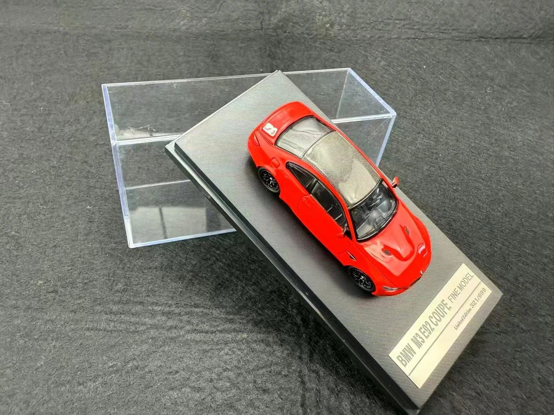 Fine Model 1:64 佛山展会限定 宝马M3 E92 Coupe 车模合金红色