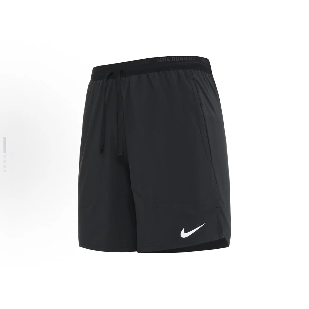 Nike Dri-FIT Logo印花直筒速干 运动短裤 男款 黑色 DM4742010