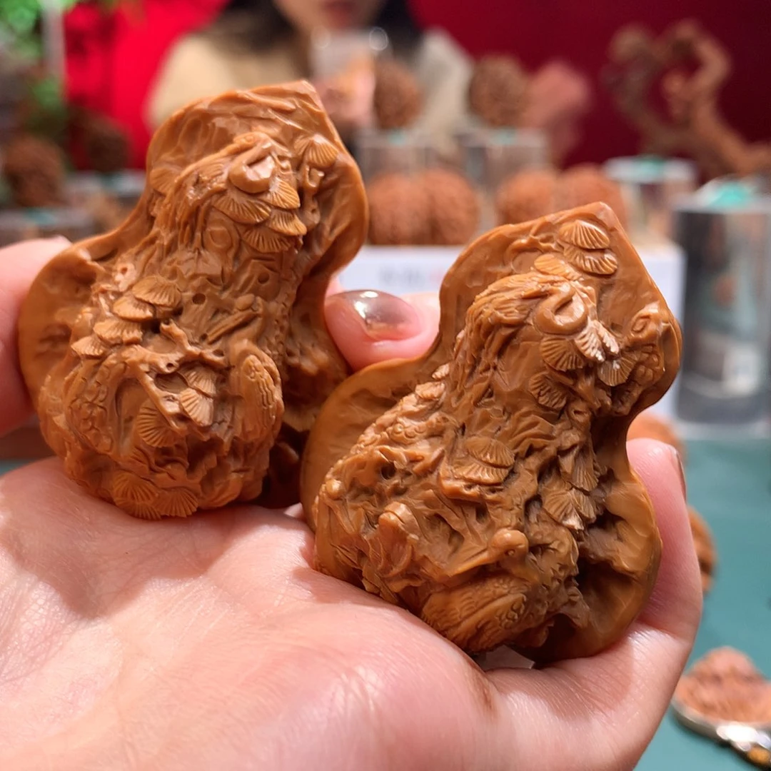 文玩核桃把件———————