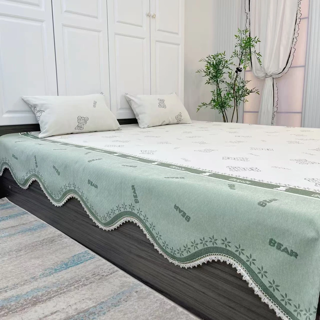 峻杨（泰迪熊）雪尼尔简约网红四季榻榻米床盖炕盖