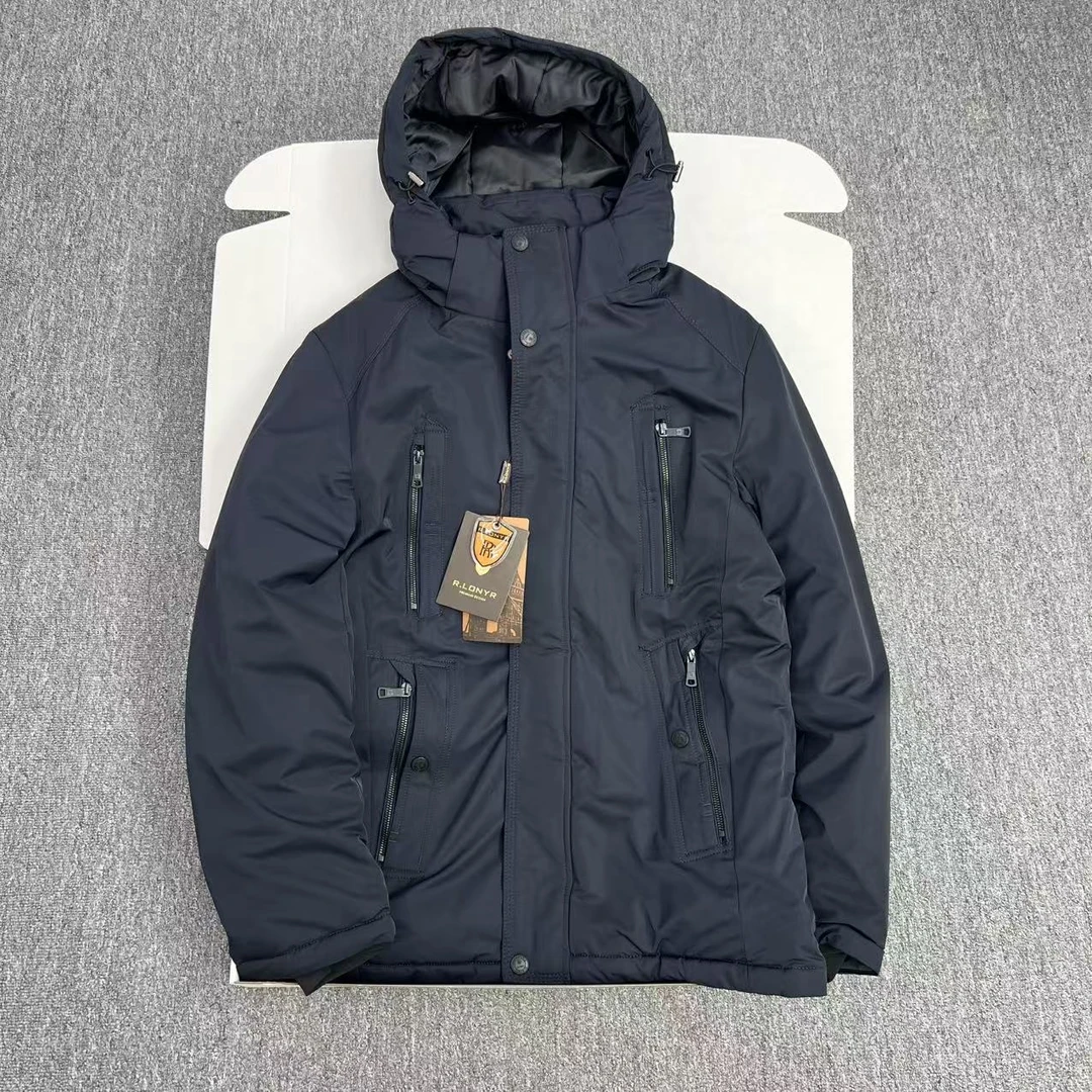 大牛货 英单男士加棉加厚中长款棉衣棉服 有大码