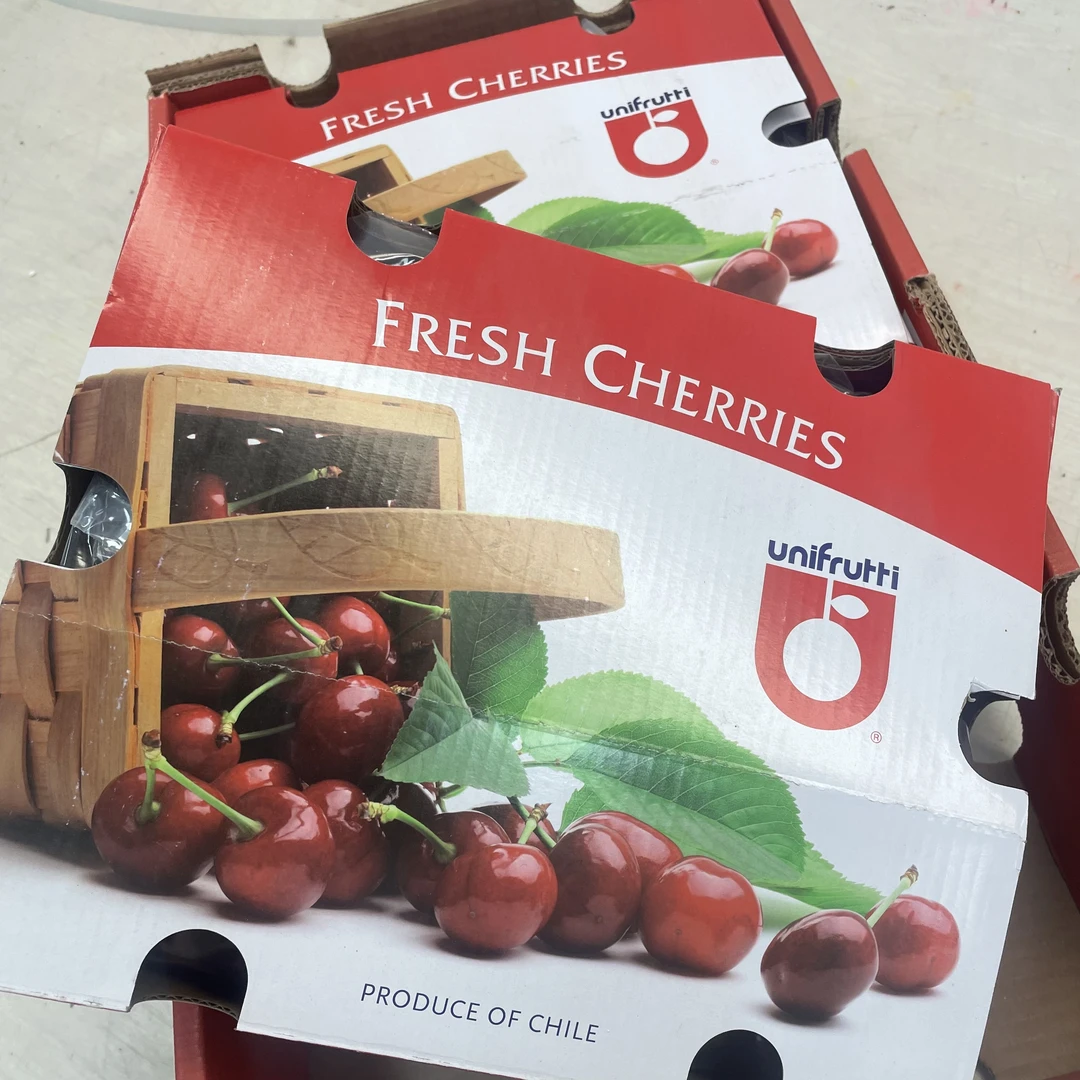 【新船】锁扣车厘子3J 净重5斤/箱海运 内附果径卡