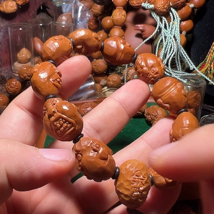 曦***霸手串/手链橄榄核手工丑男
