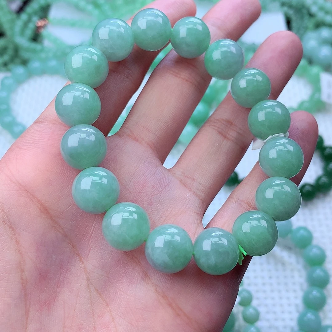 翡翠未镶嵌毛衣链