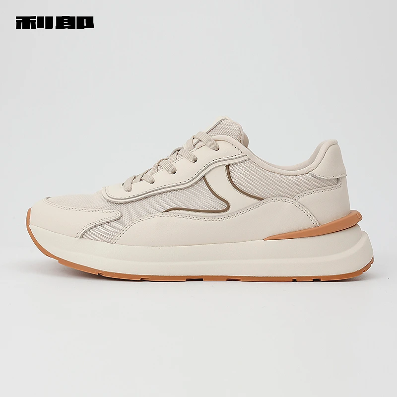 利郎男鞋 运动休闲鞋男士时尚潮流拼接舒适透气2025新款鞋子