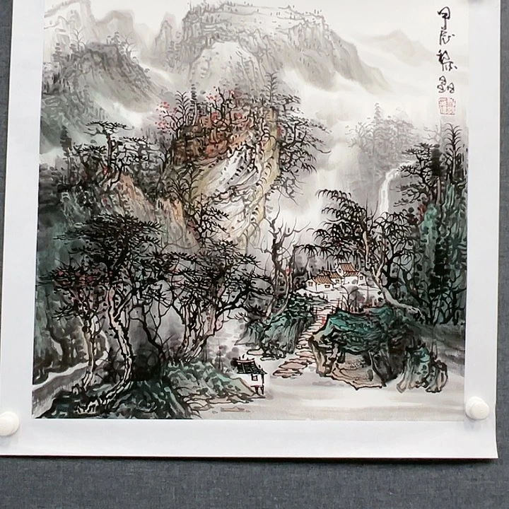 国画书画作品多次