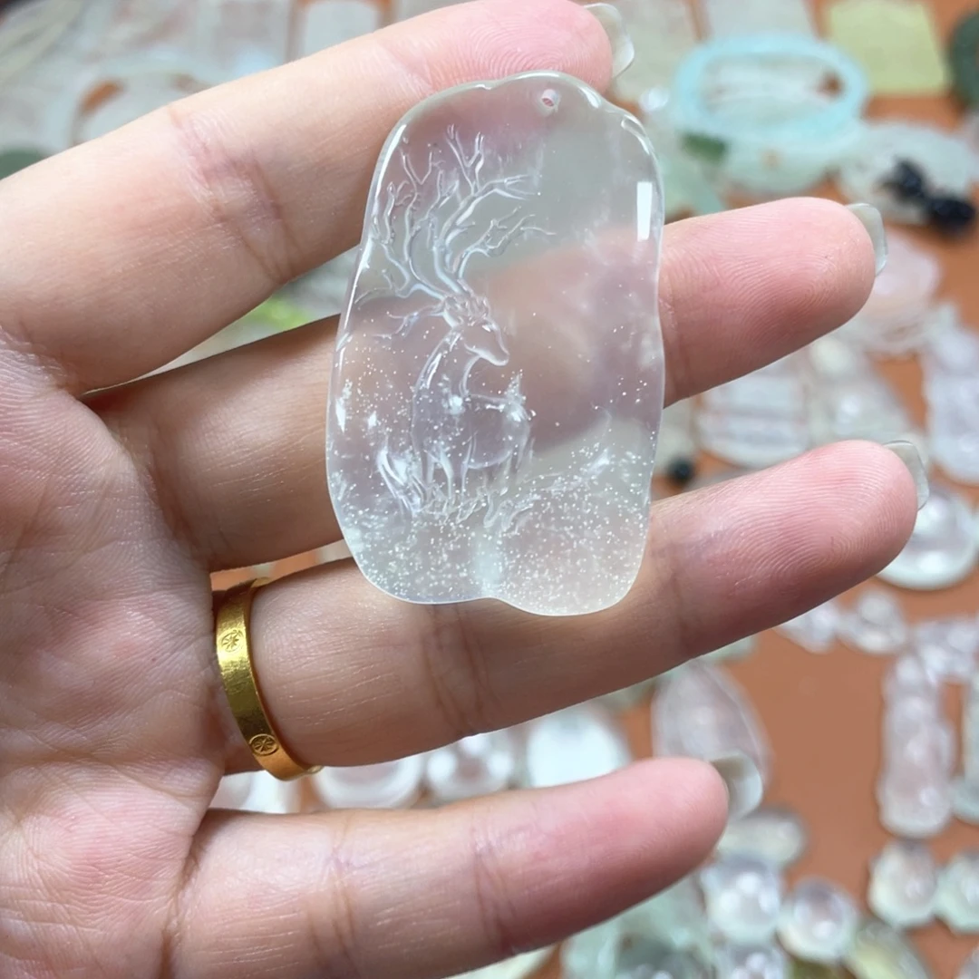 x***_蛇纹石玉未镶嵌多样性随机发一