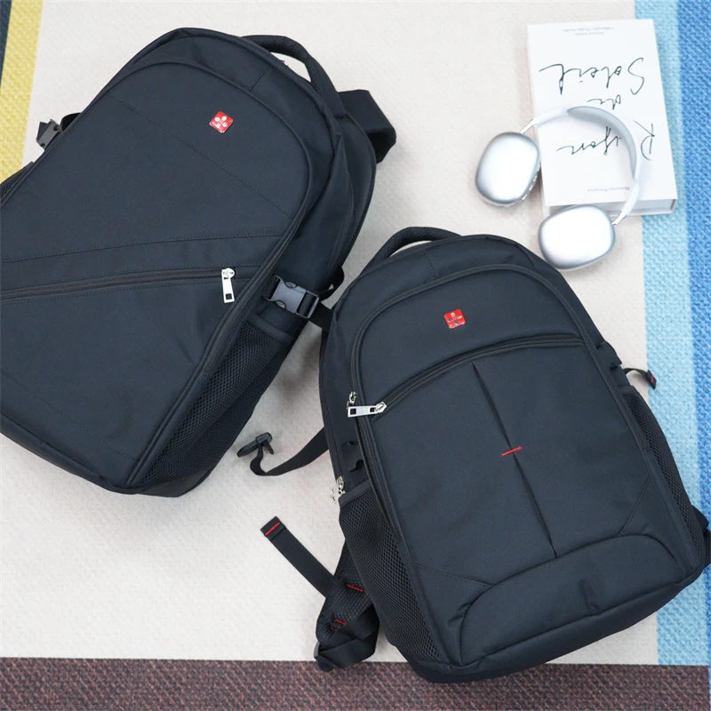 情侣款时尚简约休闲纯色户外轻旅办公上学运动通用双肩包Z2001