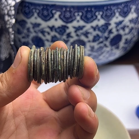 铜清钱铜钱工艺品直播