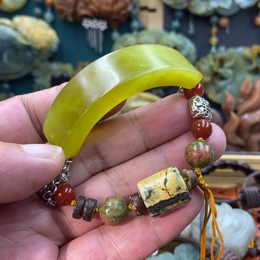 【闪购商品】未镶嵌岫玉手牌