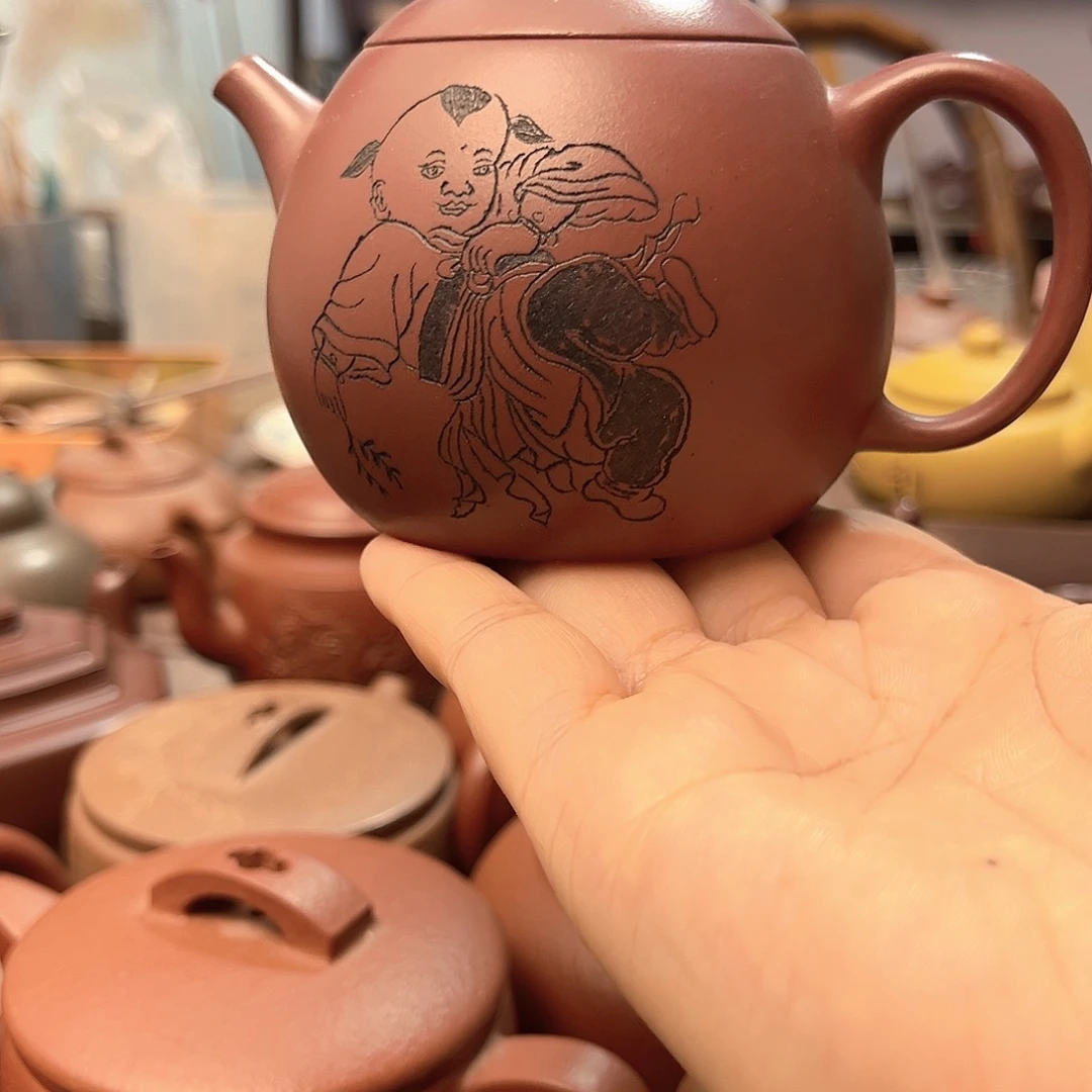 茶壶紫砂全手工制作