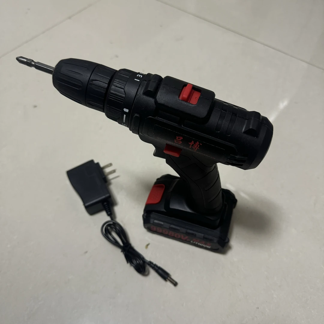 黑电钻一电一充大功率电钻